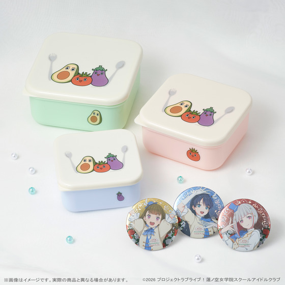 『映画 ラブライブ！蓮ノ空女学院スクールアイドルクラブ Bloom Garden Party』 お弁当箱3個セット〈DOLLCHESTRA〉_画像2