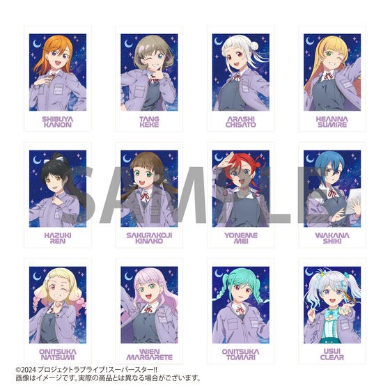 JAXA×ラブライブ！スーパースター!!コラボグッズ ランダムフォト風カード（全12種・ランダム12枚入り）