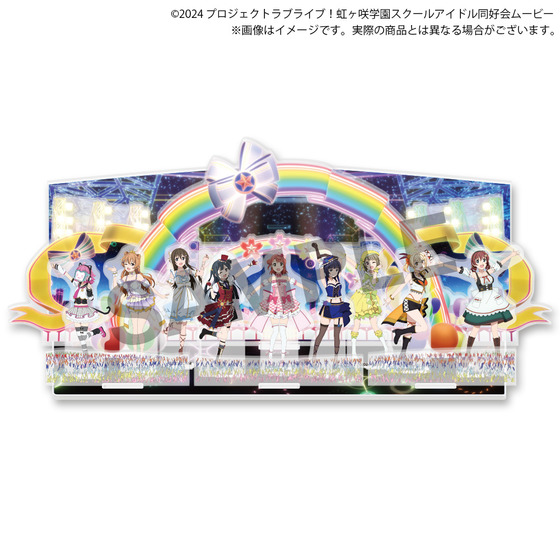 ラブライブ！虹ヶ咲学園スクールアイドル同好会 虹ヶ咲学園購買部 ミニステージアクリルジオラマ　TOKIMEKI Runners