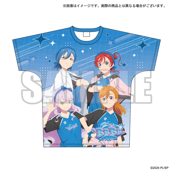 ラブライブ！スーパースター!! 結ヶ丘女子購買部 Liella! 結女体育祭 優勝記念グッズ　フルグラフィックTシャツ＆賞状