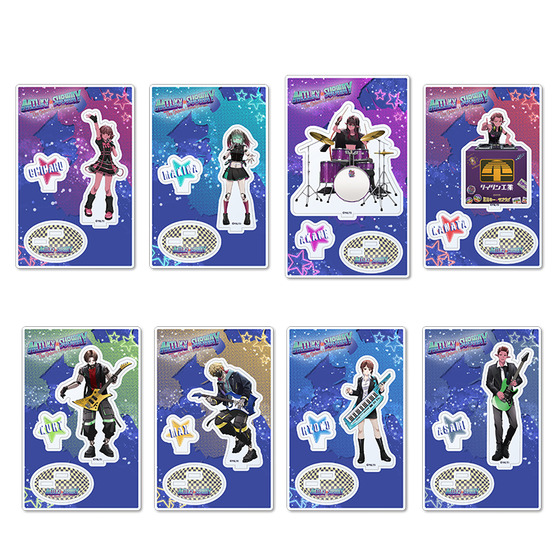 銀河特急ミルキー☆サブウェイ POP UP SHOP ～銀河の底辺 バンドで集合～ アクリルスタンド (全8種)