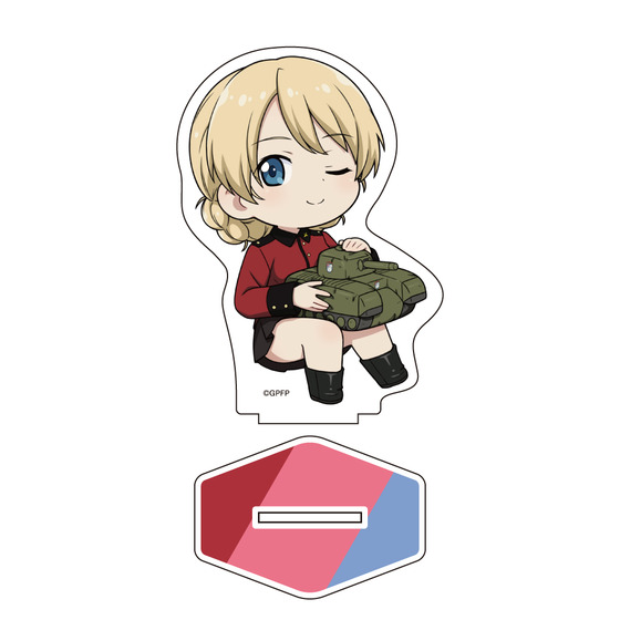 ガールズ＆パンツァー デフォルメイラストアクリルスタンド with 戦車ぬいシ…