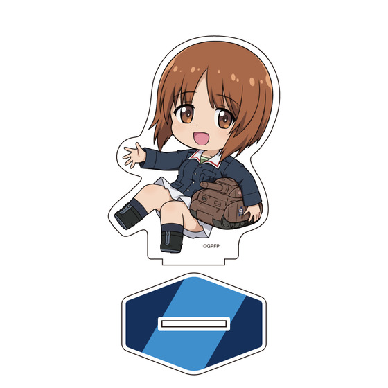 ガールズ＆パンツァー デフォルメイラストアクリルスタンド with 戦車ぬいシ…