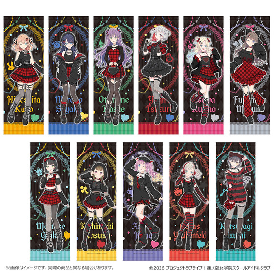 ラブライブ！蓮ノ空女学院スクールアイドルクラブ POP UP SHOP～ゴシックパンクコレクション～ B2ハーフタペストリー（全11種） 【2026年12月下旬より順次お届け予定】
