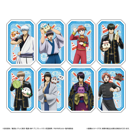 銀魂×PUI PUI モルカー　POP UP STORE　～モルカーに乗ってもかもしれない運転でいけ～ トレーディングステッカー(全8種/ランダム1種入り)