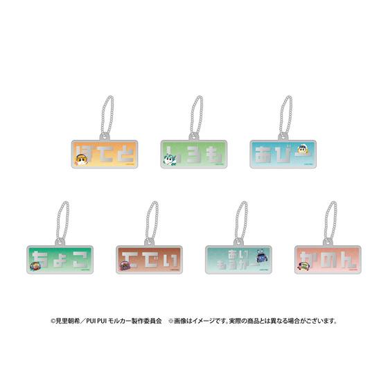 PUI PUI モルカー サイバーパンクパーティー メタルネームキーホルダー（全7種）