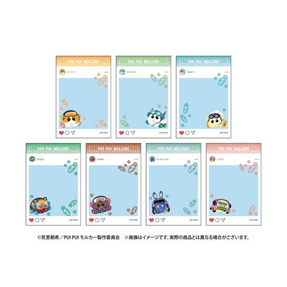 PUI PUI モルカー サイバーパンクパーティー ランダムSNS風クリアカード（全7種ランダム）1セット3個入り