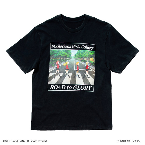 ガールズ＆パンツァー 最終章 第5話 ウォッシュ加工Ｔシャツ【聖グロリアーナ女学院】（全2サイズ） 【2027年2月下旬頃お届け予定】