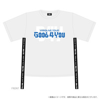 アイドリッシュセブン VISIBLIVE TOUR “Good 4 You” サイドロゴテープ　ビッグシルエットTシャツ　LIGHT GREY (L) 【2023年8月上旬頃より順次お届け予定】