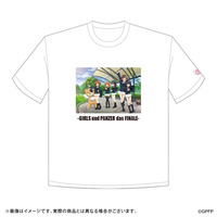 【事前通販】 ガールズ＆パンツァー 最終章 Tシャツ【ガルパンステージ】 ホワイト＜全4サイズ＞