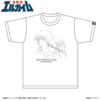 重戦機エルガイム Tシャツ 【ダバ・マイロード＆ファンネリア・アム設定画】