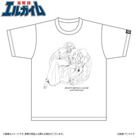 重戦機エルガイム Tシャツ 【オルドナ・ポセイダル＆クワサン・オリビー設定画】