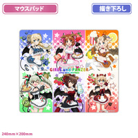 ガールズ＆パンツァー 最終章 描き下ろし マウスパッド 小悪魔ウエイトレス 【オンラインミニミニホビーショー／2025年4月発送】