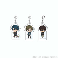 新テニスの王子様 POP UP STORE ～ライダースジャケットの王子様～ チャームセット　Ａ（越前＆手塚＆海堂）