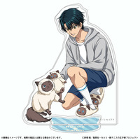新テニスの王子様 カルピンとおうち時間 しりーず２　アクリルスタンド　越前リョーマ＆カルピン