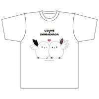 『魔神創造伝ワタル』×『ぼく、シマエナガ。』 Tシャツ　ウズメ×シマエナガ 【『魔神英雄伝ワタル＆魔神創造伝ワタル展』事後通販（2025年11月下旬発送）】