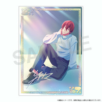 アニメ アイドリッシュセブン　MEMORIAL EXHIBITION クリアケース付きビジュアルカード　狗丸 トウマ_画像1