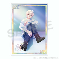 アニメ アイドリッシュセブン　MEMORIAL EXHIBITION クリアケース付きビジュアルカード　九条 天_画像1