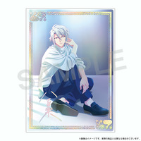 アニメ アイドリッシュセブン　MEMORIAL EXHIBITION クリアケース付きビジュアルカード　八乙女 楽_画像1