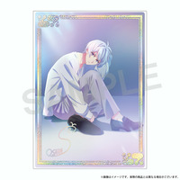 アニメ アイドリッシュセブン　MEMORIAL EXHIBITION クリアケース付きビジュアルカード　逢坂 壮五_画像1