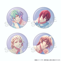 アニメ アイドリッシュセブン　MEMORIAL EXHIBITION オーロラ缶バッジセット （ŹOOĻ／4種セット） 【2025年9月中旬頃より順次お届け予定】