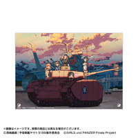 ガールズ＆パンツァー 最終章 【むらかわみちお描き下ろし:宇宙戦艦ヤマト×ガールズ＆パンツァーコラボイラスト】A5二層アクリルパネル 【事前通販】