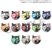 ラブライブ！虹ヶ咲学園スクールアイドル同好会 猫型アクリルコースター（全13種ランダム）1セット3個入り 【2025年12月下旬頃発送予定】