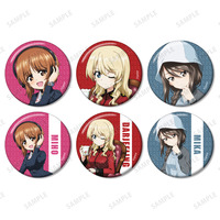 ガールズ＆パンツァー 最終章 描き下ろし コラボウオッチ着用ver. トレーディンググリッター缶バッジ(単位/単品) 【オンラインミニミニホビーショー／2025年12月発送】