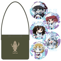 「ガールズ＆パンツァーRADIO　サメさんチーム、よーそろー！」　缶バッジトートバッグセット 【オンラインミニミニホビーショー／2025年12月発送】