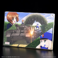 ガールズ＆パンツァー -月刊戦車道 編集部 PRESENTS- レイヤードグラフ展 P6サイズ レイヤードグラフ(R)【月刊戦車道 大特集号1 大洗女子学園 VS BC自由学園】