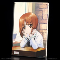 ガールズ＆パンツァー -月刊戦車道 編集部 PRESENTS- レイヤードグラフ展 P6サイズ レイヤードグラフ(R)【劇場版10周年記念イラスト ～Oarai Memories～ 西住みほ】