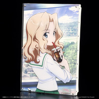 ガールズ＆パンツァー -月刊戦車道 編集部 PRESENTS- レイヤードグラフ展 P6サイズ レイヤードグラフ(R)【劇場版10周年記念イラスト ～Oarai Memories～ ケイ】