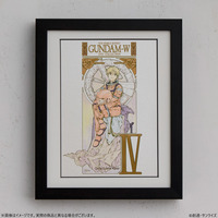 【受注生産】 新機動戦記ガンダムＷ 額装アート〈新機動戦記ガンダムW DVD COLLECTION イラスト〉【カトル・ラバーバ・ウィナー】 【2026年3月下旬発送】