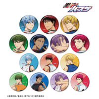 黒子のバスケ 描き下ろし 戦う背中ver. トレーディンググリッター缶バッジ(全14種・BOX・14種セット)【2026年2月中旬より順次発送】