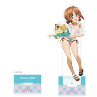 [ガールズ＆パンツァー 最終章]描き下ろし特大アクリルスタンド（西住みほ／水鉄砲 ※日焼けVer.） 【オンラインミニミニホビーショー／2026年4月発送】