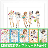 [ガールズ＆パンツァー 最終章]描き下ろしキャラファイングラフ（水鉄砲 ※日焼けVer.）A4※期間限定特典ポストカード5枚付き 【オンラインミニミニホビーショー／2026年4月発送】