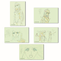 ヤマトよ永遠に REBEL3199 総作画監督修正ミニブロマイドセット【サーシャ】【Aセット】