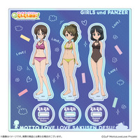 ガールズ＆パンツァー もっとらぶらぶ作戦です！ 第3幕 アクリルスタンドセット【篠川香音(水着)・高島レミ(水着)・稲富ひびき(水着)】