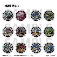 「ガンダムマンホールプロジェクト」 丸缶マグネット2個セット【関東地方・全6種】_画像1