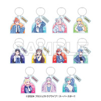 ラブライブ！スーパースター!! POP UP SHOP ～Fly! MUSIC WORLD♪～AFTER PARTY☆ ワイヤーアクリルキーホルダー(全11種) 【2026年5月下旬頃お届け予定】