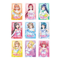ラブライブ！サンシャイン!! トレーディングクリアカード「恋になりたいAQUARIUM」（全9種・ランダム9個入）_画像1