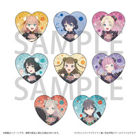 ラブライブ！蓮ノ空女学院スクールアイドルクラブ  チャイナコレクション トレーディングハート缶バッジ（全8種・ランダム・8個入り）_画像1