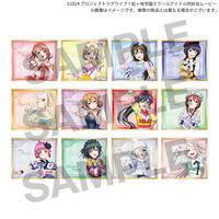 ラブライブ！虹ヶ咲学園スクールアイドル同好会 NIJIGAKU Monthly Songs♪ POP UP STORE 色紙風アクリルプレート（全12種）_画像1
