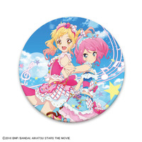劇場版アイカツスターズ！ デカ缶バッジ　ゆめ＆ローラ