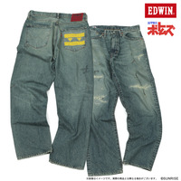 装甲騎兵ボトムズ×EDWIN コラボジーンズ レッドショルダーカスタム デザイン（全9サイズ）