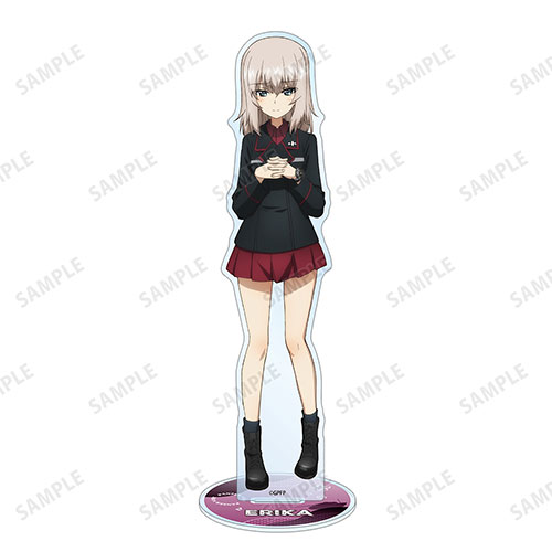 ガールズ＆パンツァー 最終章 描き下ろし 逸見エリカ コラボウオッチ着用ver. BIGアクリルスタンドの商品詳細
