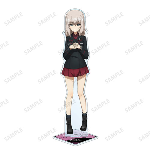 ガールズ＆パンツァー 最終章 描き下ろし 逸見エリカ コラボウオッチ着用ver. 特大アクリルスタンドの商品詳細
