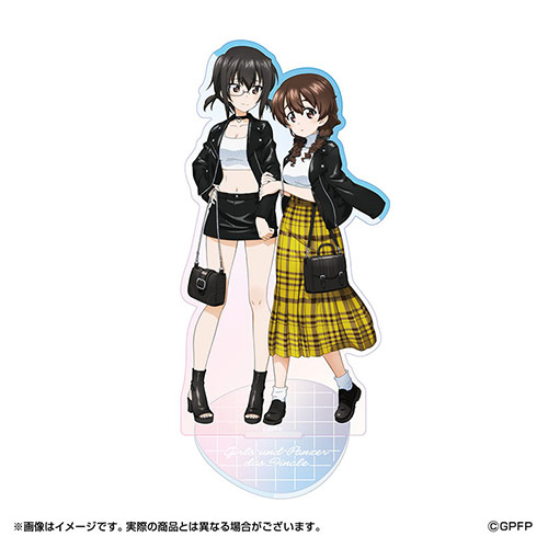 オーロラアクリルスタンド 桃＆柚子の商品詳細