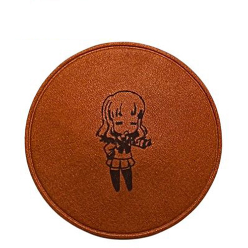 ガールズ＆パンツァーもっとらぶらぶ作戦です！　レザーコースター　武部沙織の商品詳細