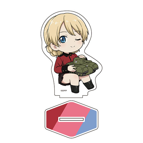 ガールズ＆パンツァー デフォルメイラストアクリルスタンド with 戦車ぬいシリーズ ダージリンの商品詳細